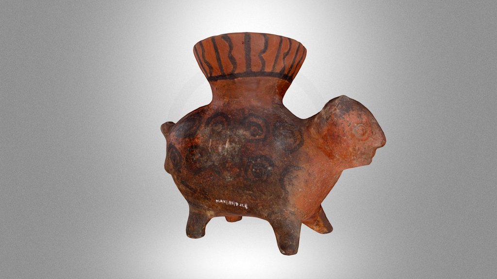 Zoomorphic vessel (Chancay Culture)