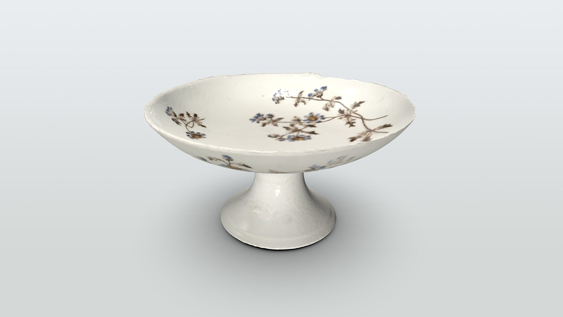 Floral Elevated Dish