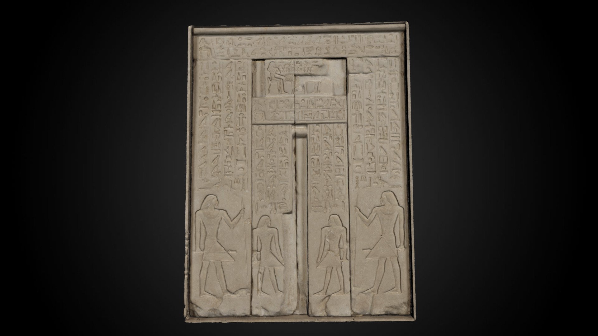 Egyptian false door, about 2400 BCE